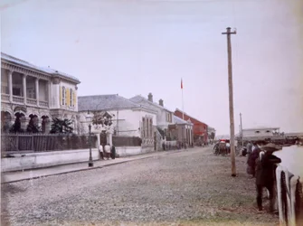 Geschilderde foto uit Japan